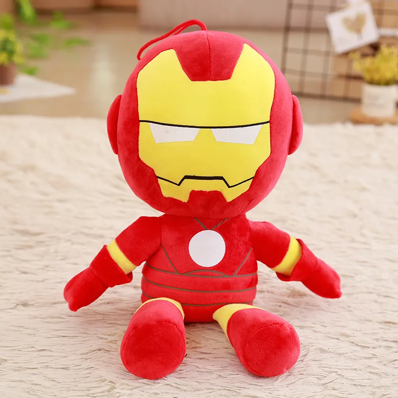 25-45cm Soft Stuffed Super Hero Captain America Iron Man Spiderman Plush Toys The Avengers Movie Dolls for Kids Birthday Gift 25-45cm Soft Stuffed Super Hero Captain America Iron Man Spiderman Plush Toys The Avengers Movie Dolls for Kids Birthday Gift
