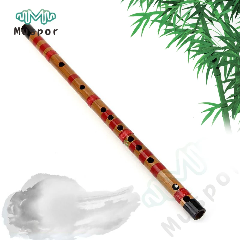 

Chinese Musical Instrument Traditional Handmade Dizi Bamboo Flute In G/F key Tone