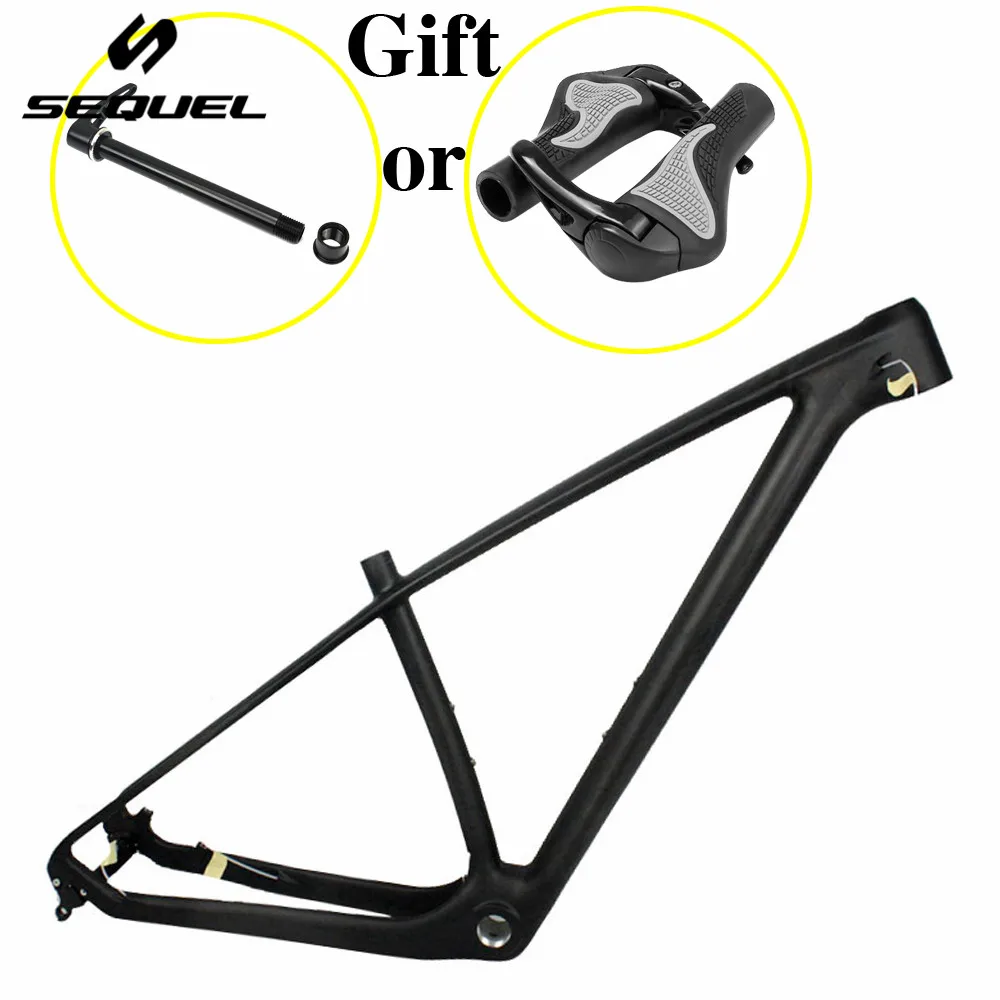 Sentosa Andalan Asa Utama SEQUEL brand T800 carbon mtb frame 29er 142*12 or 135*9mm bicycle