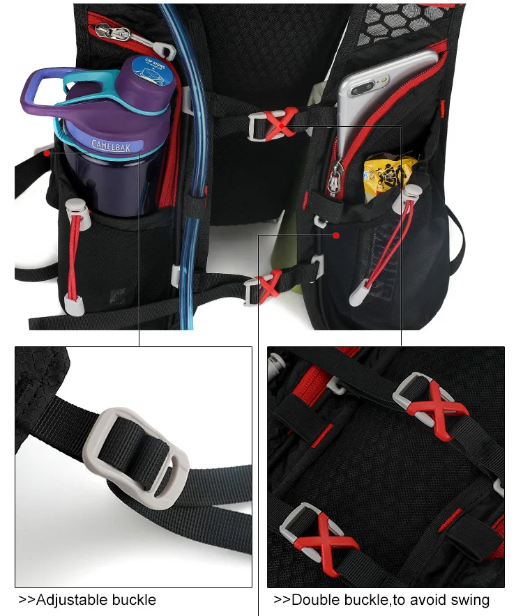 Местное Лев 5L бег гидратации рюкзак Спорт Велоспорт для мужчин женщин сумка для активного отдыха и походов 3 цвета, без воды мешок