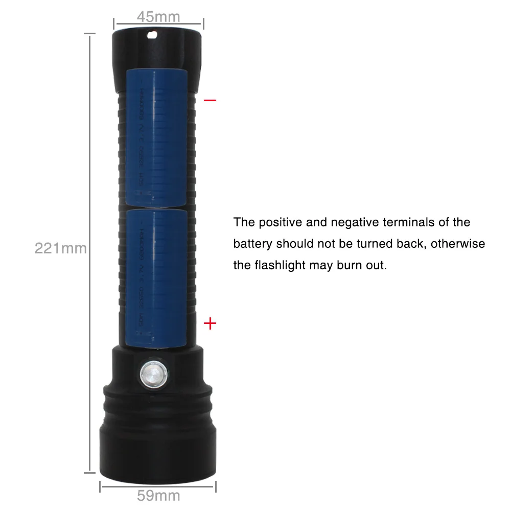 Xhp70.2 светодиодный фонарик для дайвинга подводный 100 м водонепроницаемый фонарь желтый/белый светильник Питание от 2*32650 xhp70 фонарь светильник для дайвинга