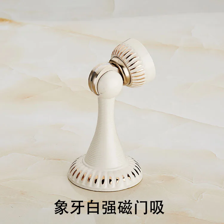 

2018 Promotion Cadeado Padlock European Ivory White Door Strong Magnetic Top Suction Wall Home Hardware Wholesale