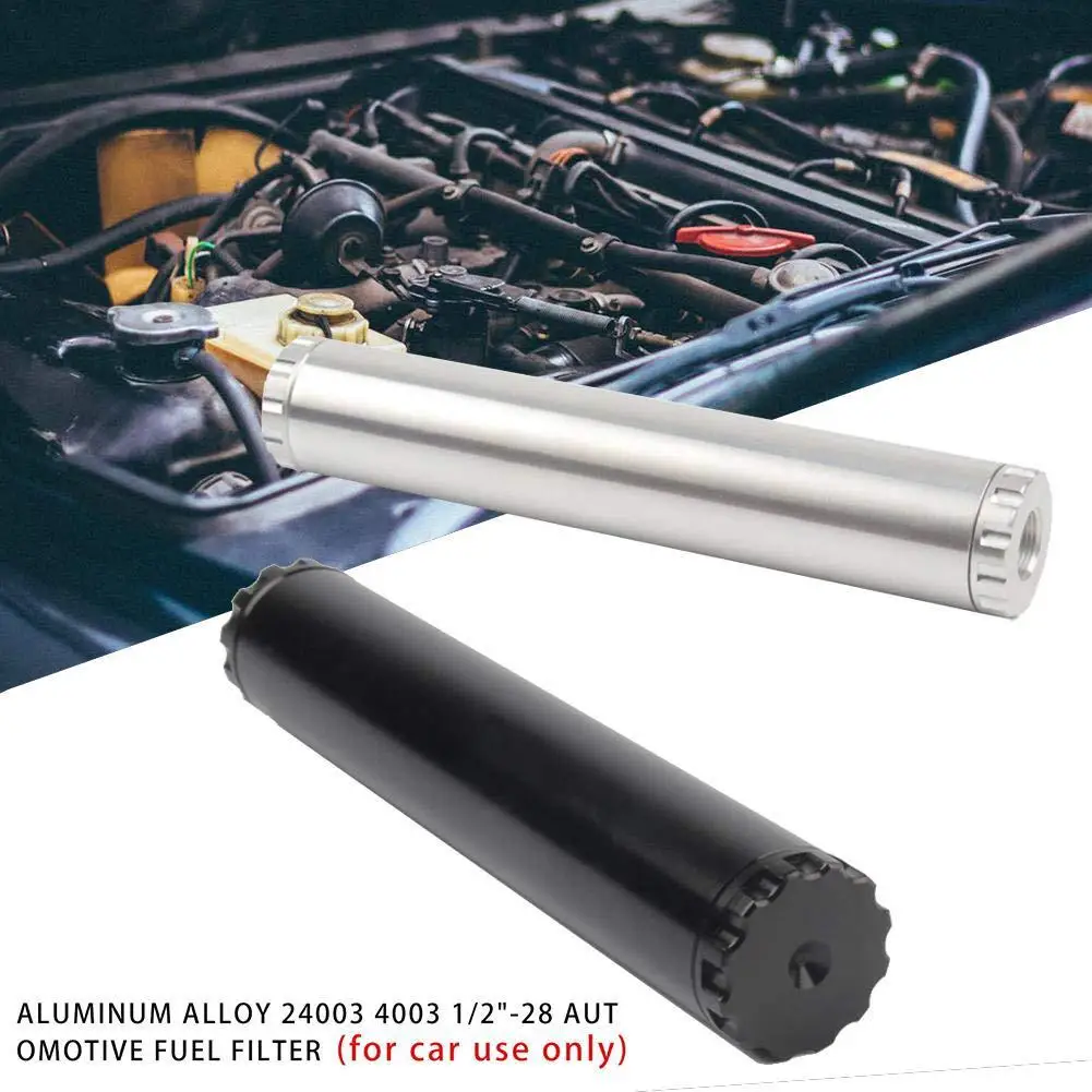 

Aluminum Alloy 1/2-28 Auto Car Fuel Filter Solvent Trap for NAPA 4003 WIX 24003