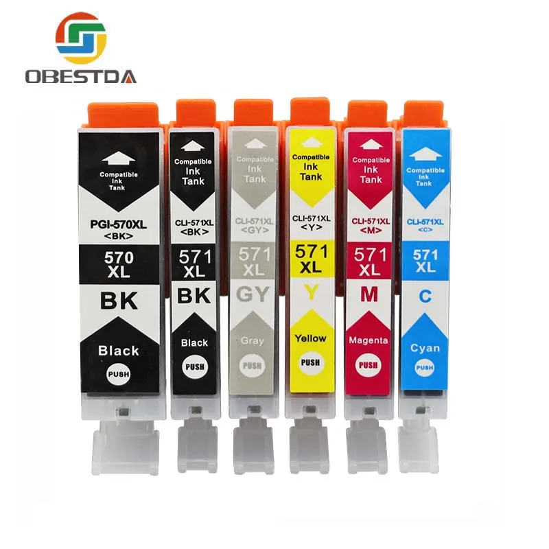 570 571 PGI-570 CLI-571 совместимый картридж с чернилами для canon PIXMA MG5750 MG5751 MG5752 MG6850 MG6851 MG6852 TS6050 TS5050