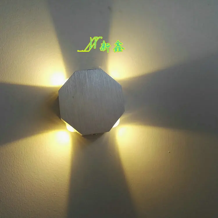 

materials eight octagonal, four sides, light, wall lamp, wire, aluminum, wall, decorative lamp, indoor wall lamp.