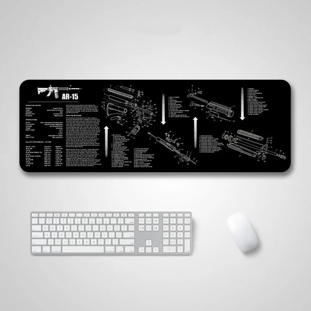 2018 винтовка разложения большой игровой Мышь площадку офисный стол Клавиатура ноутбука коврик для мыши