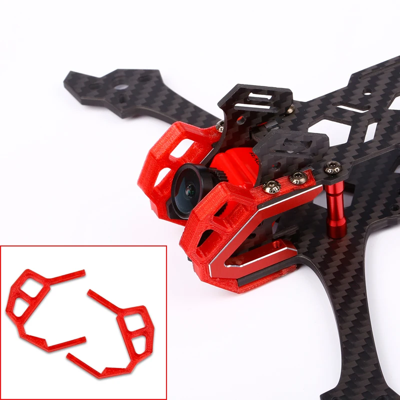 1Set New For iFlight Dragon Teeth V3 FPV Drone 3D Printed FPV Camera Base Camera Protector Bracket FPV Cam Protection Guard 1Set New For iFlight Dragon Teeth V3 FPV Drone 3D Printed FPV Camera Base Camera Protector Bracket FPV Cam Protection Guard