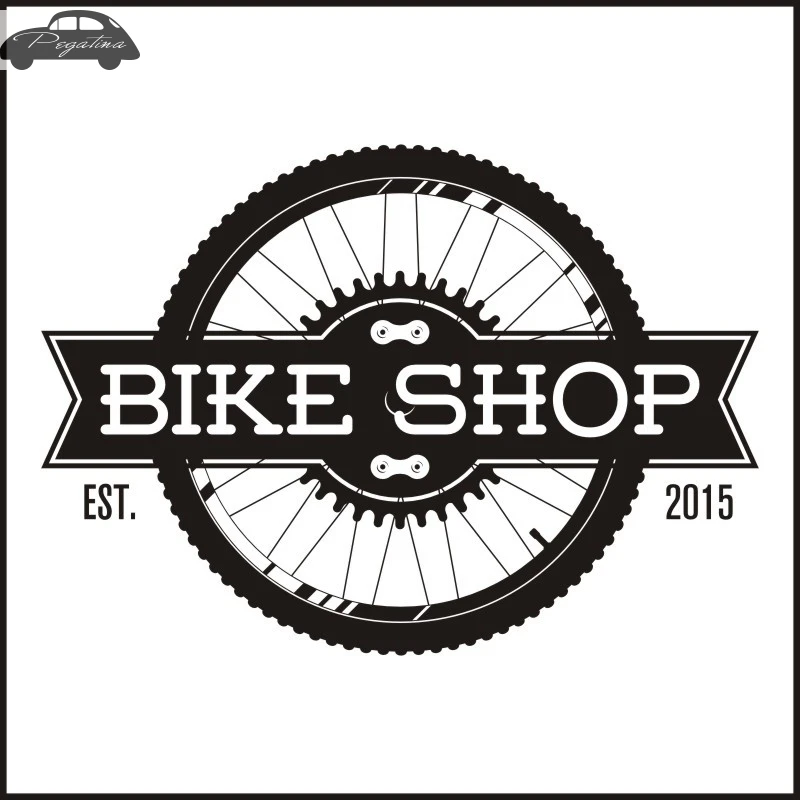 Pegatina Bike Bicycle Shop Service Sticker Bicycle Cycling Car Decal Posters Vinyl Wall Decor Mural Sticker