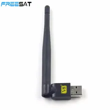 USB WiFi с антенной работает для Freesat V7 V8 серии цифровых спутниковых приемников для ТВ телеприставка стабильный сигнал