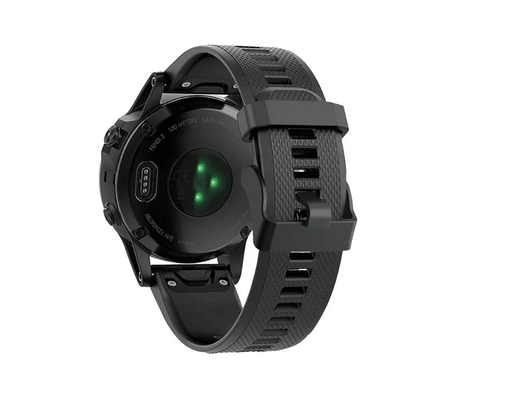 22 мм ремешок для часов Garmin Fenix 5/5 Plus/Quatix 5 Forerunner 935 Instinct Watch Quick Release силиконовый ремешок Easy fit ремешок