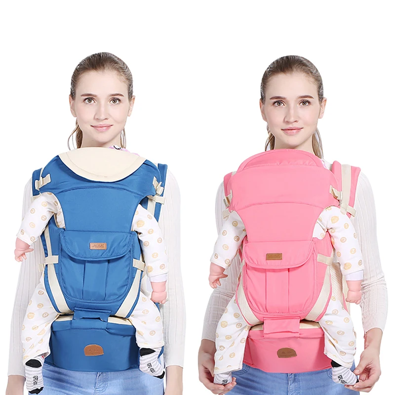 

Adjustable 0-36M Ergonomic Baby Carriers Backpack Portable Baby Sling Wrap Cotton Manduca Infant Newborn Kangaroo Bag Hipseat