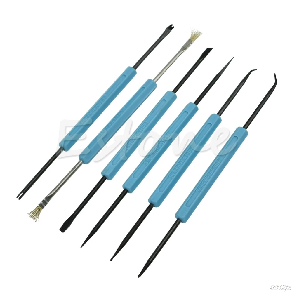

New 6Pcs Welding Solder Soldering Station Iron Tool Electronic Heat Assist Set C90A New Drop ship