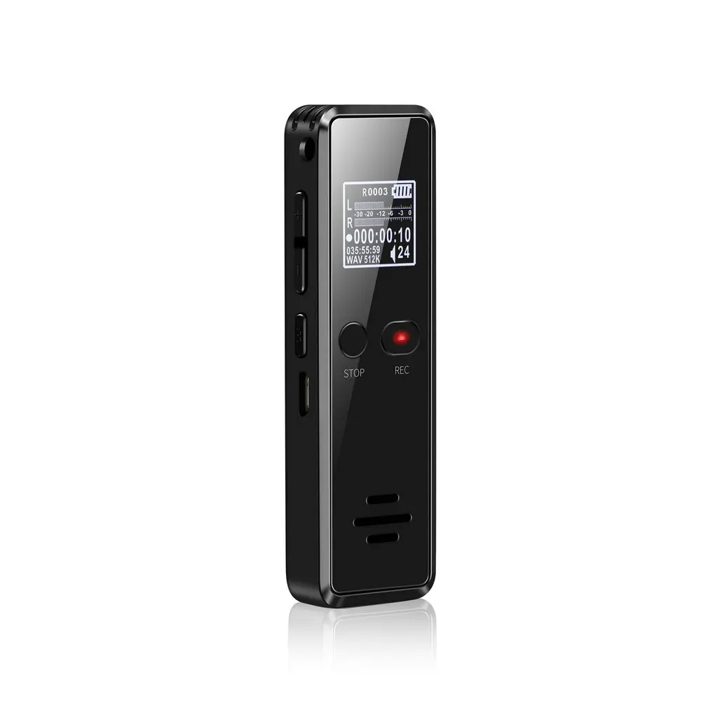 Gravador de Voz Vandlion Ativada Digital Ditaphone Longa Distância Gravação Áudio Mp3 Player Redução Ruído Wav Registro V90 - Image 2