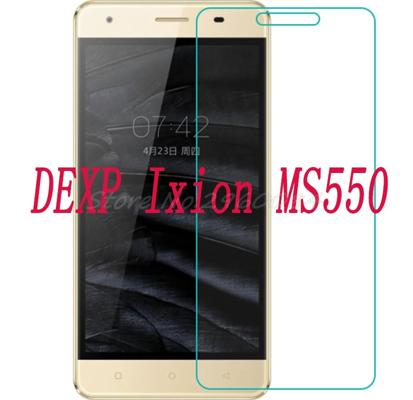 

NEW Ultra-thin New For DEXP Ixion MS550 Tempered Glass Screen Protector Premium Front Clear Protective Film Cover case