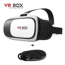 2016 Google Cardboard HeadMount VR BOX Version VR Virtual Reality 3d Glasses movies Games+Bluetooth Remote Control Gamepad