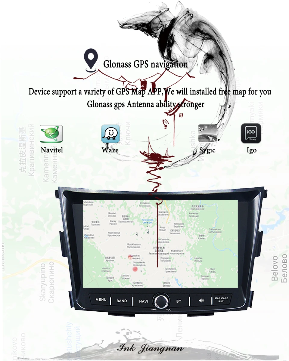 Discount 8 Inch Android 9.0 HD IPS 4+64GB CAR DVD PLAYER Multimedia GPS RADIO For SSANGYONG TIVOLI 2015 2016 2017 2018 OBD Stereo Audio 8