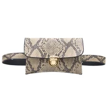 Bandolera Retro Serpentine Vintage de cuero para mujer, bolsos cruzados, bolsas para el pecho, cinturón de viaje para cajero, bolsa para niños y niñas, gran oferta # R5