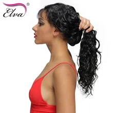 Elva Hair Glueless Lace Front Human Hair Wigs Pre Plucked Hairline Brazilian Curly Remy Hair Wigs Bleacked Knots Natural Color