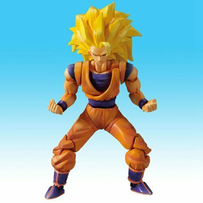 

Bandai Dragon ball Z Hybrid Action Figure Super Saiyan SS3 GOKU GOKOU Figurine Toy DBZ Model Gift