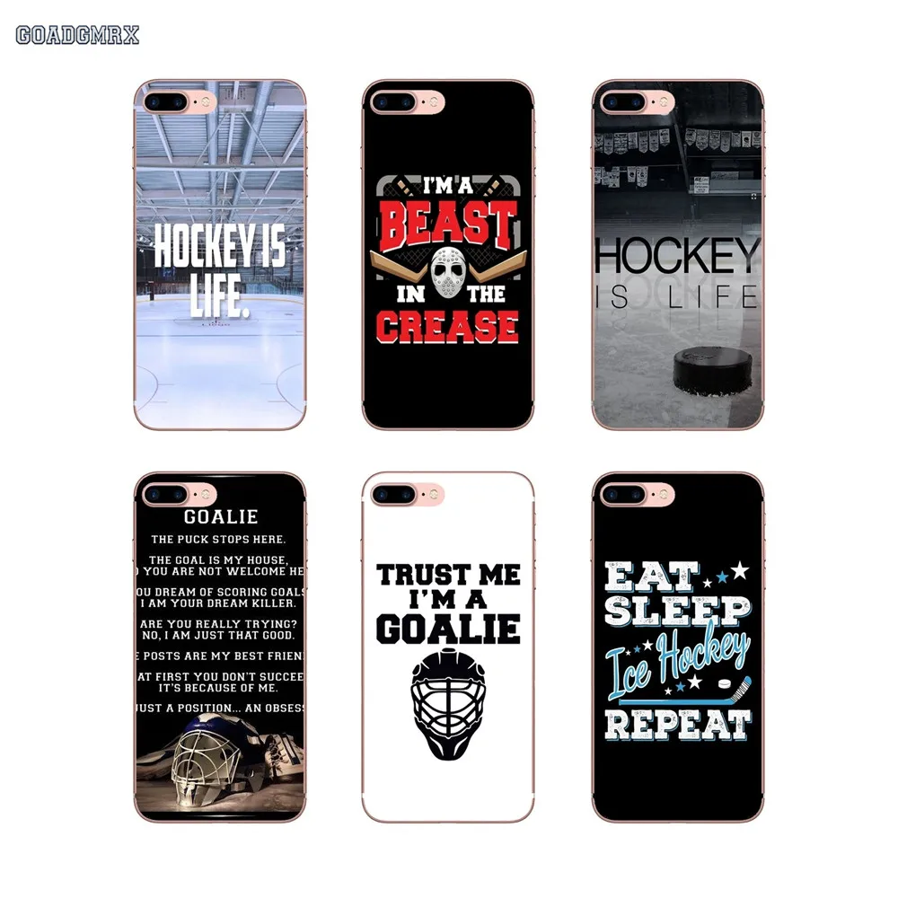

Transparent Soft Case Cover For Samsung Galaxy S2 S3 S4 S5 Mini Alpha S6 S7 edge S8 S9 Plus J1 Grand Prime Ice Hockey Rink Sport