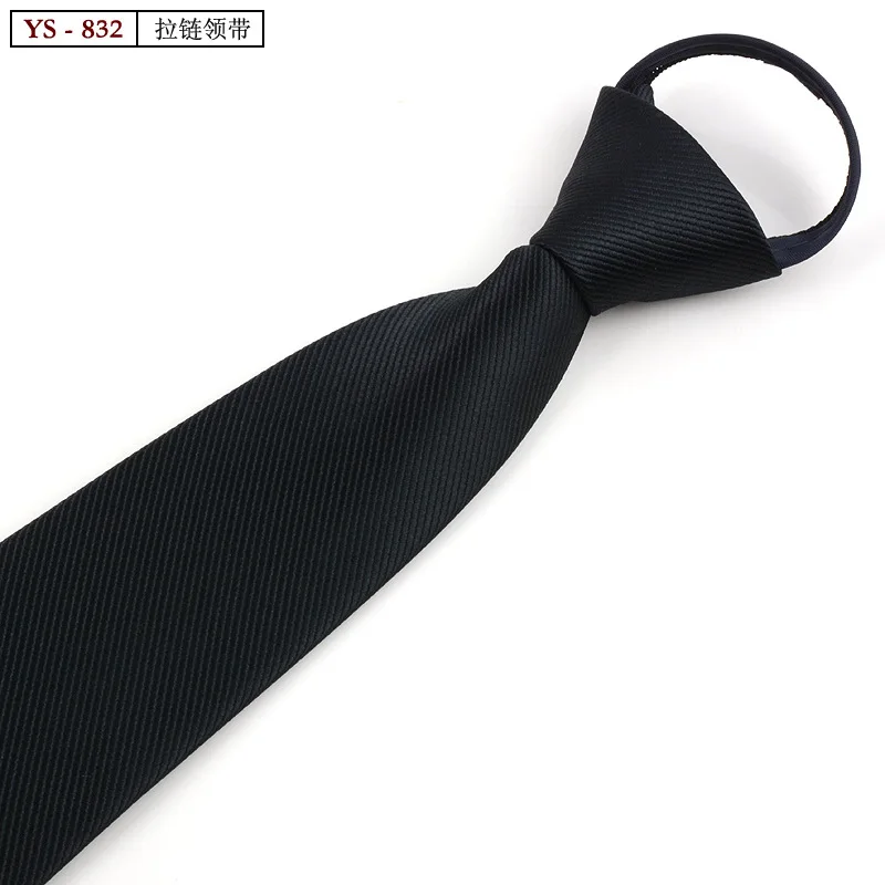 Модный галстук мужской галстук из полиэфирного шелка на молнии Галстуки удобные полосатые клетчатые gravata для мужчин галстук для жениха бизнес vestidos