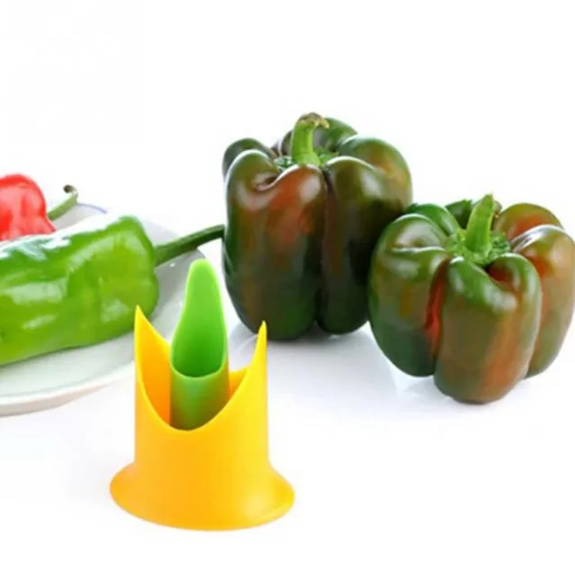 2 pcs set delidge multifunction green pepper chili core separator