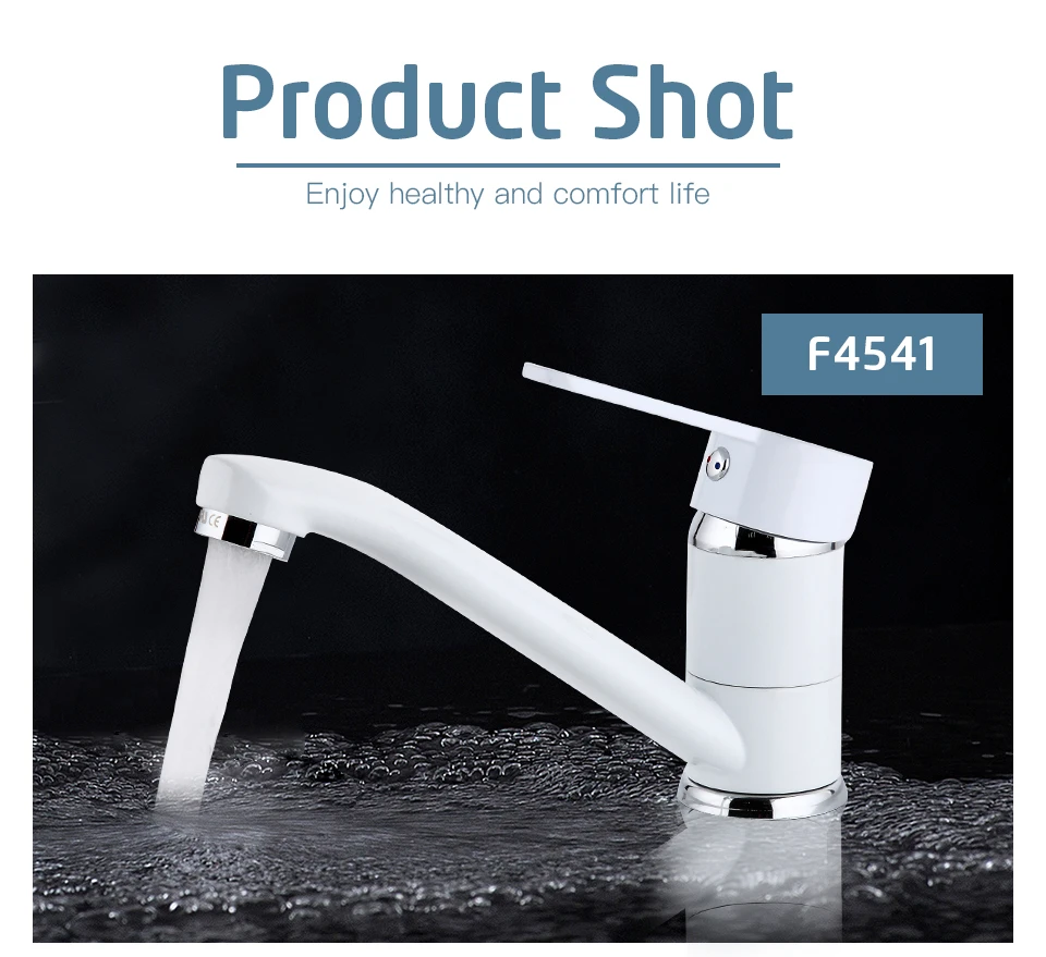 FRAP new modern white black brass kitchen sink faucet water tap kitchen mixer kitchen accessories torneira para cozinha F4541