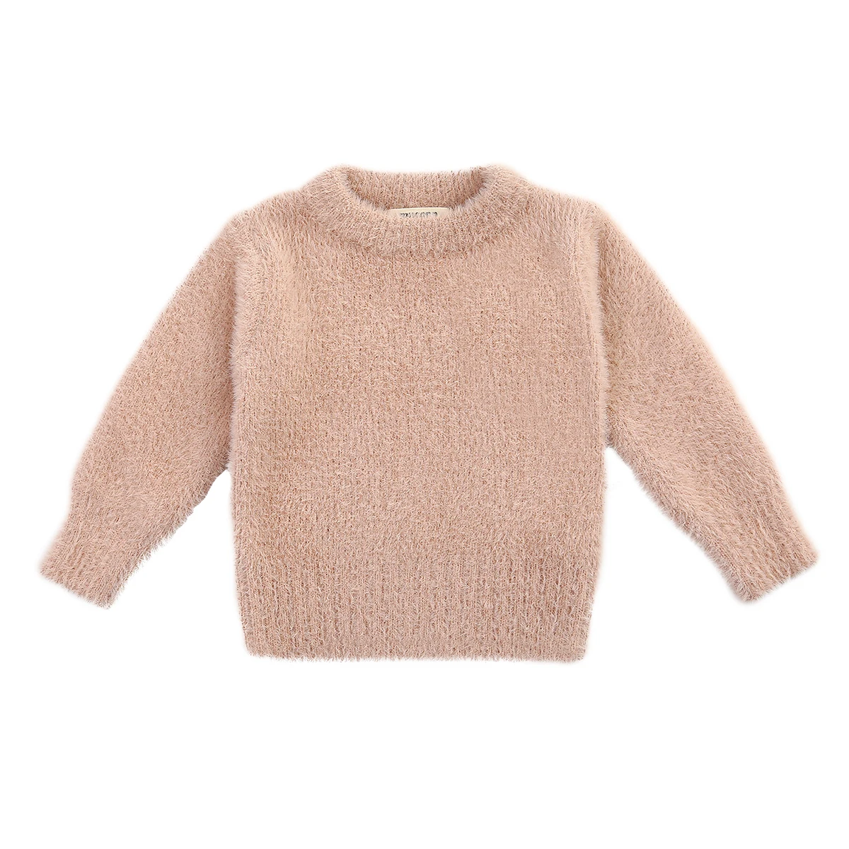 Girls' Sweaters Winter Wear New Imitation Mink Jacket Sweater 1-3 Year Old Baby Warm Coat Kids Sweaters