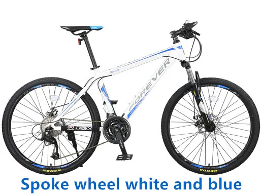 Discount Mountain Bike Male Students High Carbon Steel Frame Double Disc Brake 24 Speed 26 Inch Wire Disc For Teenagers Variable 3