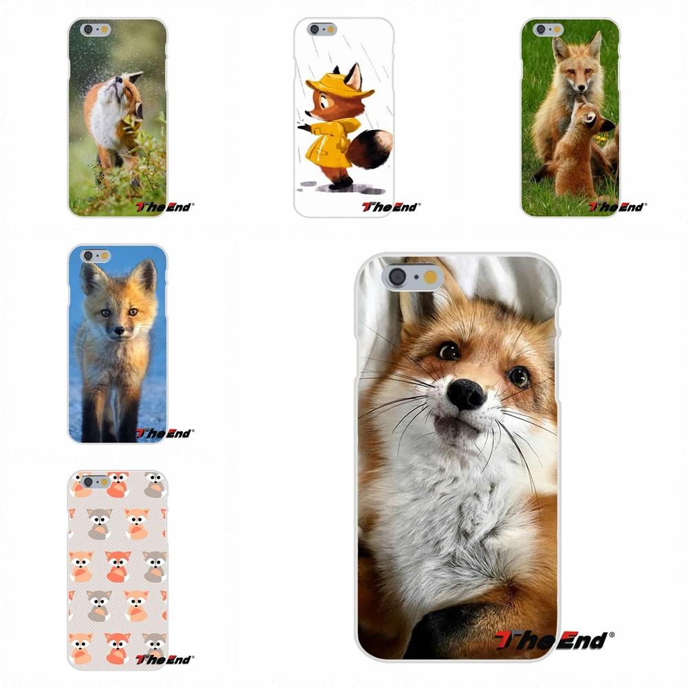 Довольно милые детские лисы красный розовый Fox для Motorola Moto G LG Spirit G2 G3 мини G4 G5 K4 K7 k8