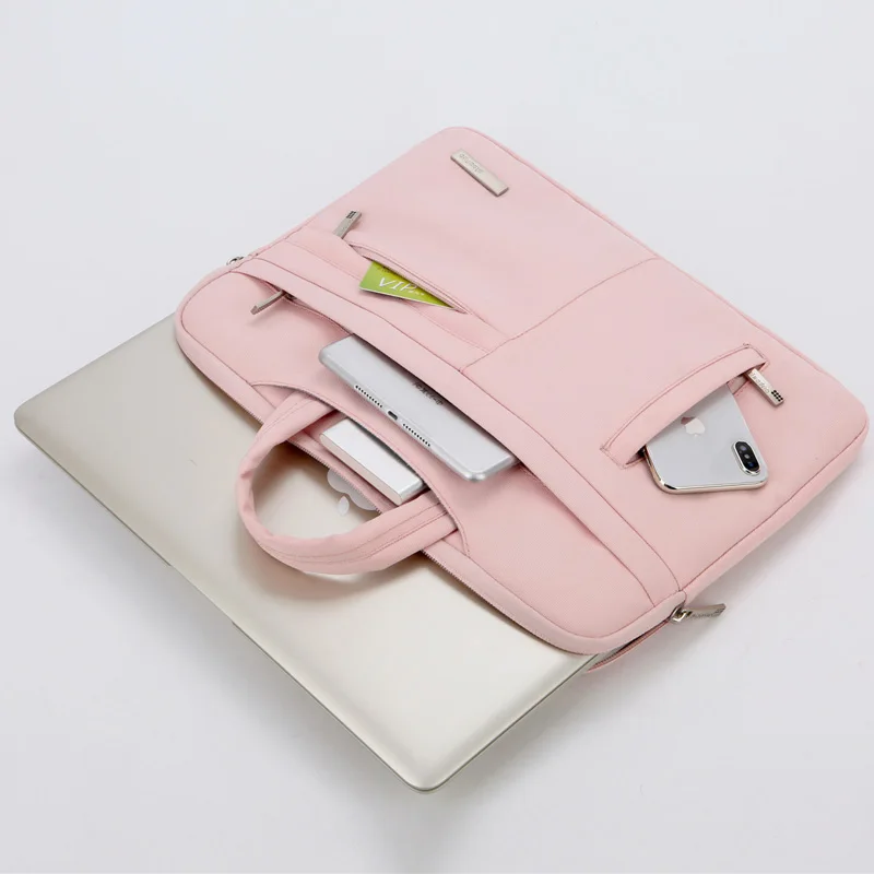 Men Women Portable Notebook Handbag Laptop Bag Sleeve Case For Asus Acer Lenovo Dell HP Macbook Air Pro 13 13.3 14 15.6 Inch