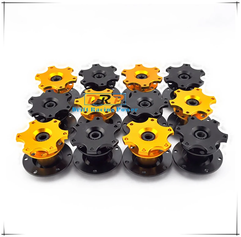 

Car-styling! Aluminum Steering Wheel Snap Off Quick Release Hub Adapter Boss kit Universal for all differerent car
