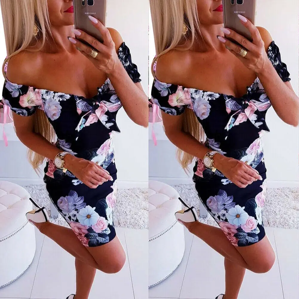 Hot Sexy Women Dress Bandage Bodycon Ladies Casual Short Sleeve Sexy Club Party Dress Sheath Short Mini Dress Girls womens clothes Dresses