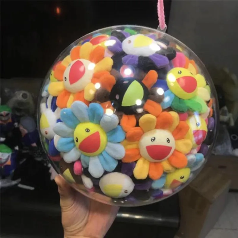 

KAWS Takashi Murakami Sunflower Air Flower Ball Street Art OriginalFake Figure Collection Model Toy Christmas Gift M760