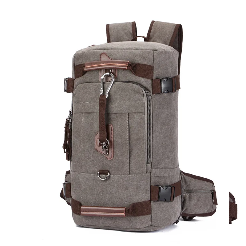 

Large Men travel bags big Canvas vintage retro strong Pack luggage bag unisex designer bags famous brand Backpack 2019