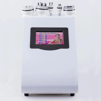 

Hot Sale 5 In 1 RF Radio Frequency Skin Care Vacuum 40K Ultrasonic Cavitation Body Slimming Beauty Machine Free shipping