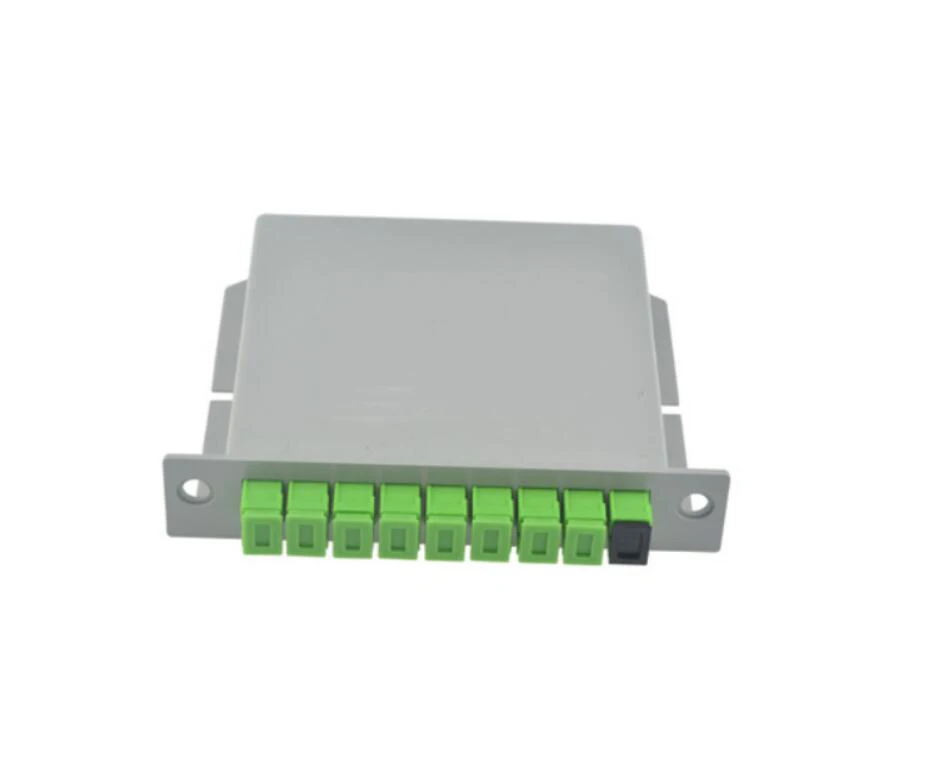 SC APC 1X8 волоконно оптический распределитель FTTH Коробка Вставка лист соединитель