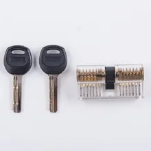 Лидер продаж, срезанный прозрачный медный замок, тренировка, профессиональная вязкая практика, навесные замки, выбор замка для слесаря