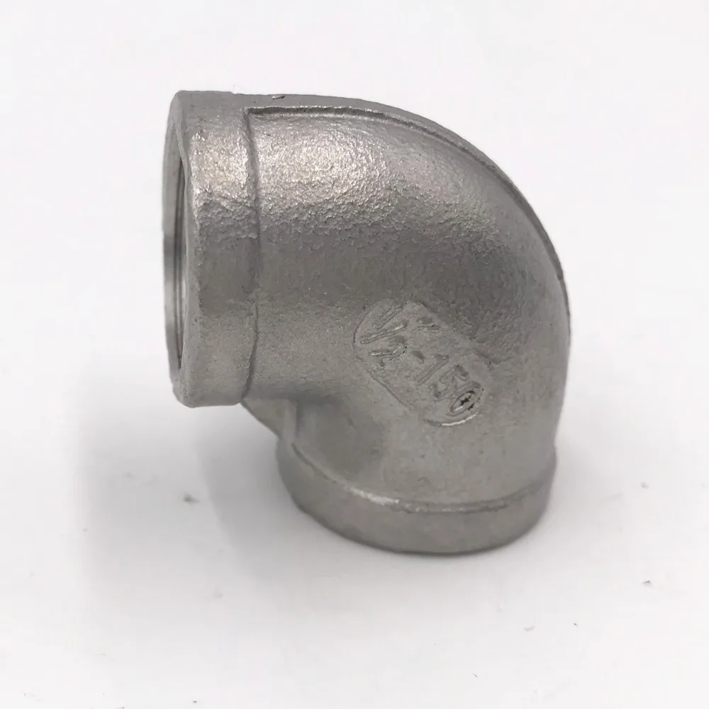 Нержавеющая сталь 304 90 градусов колено-1/2 дюйма NPT оборудование для домашнего