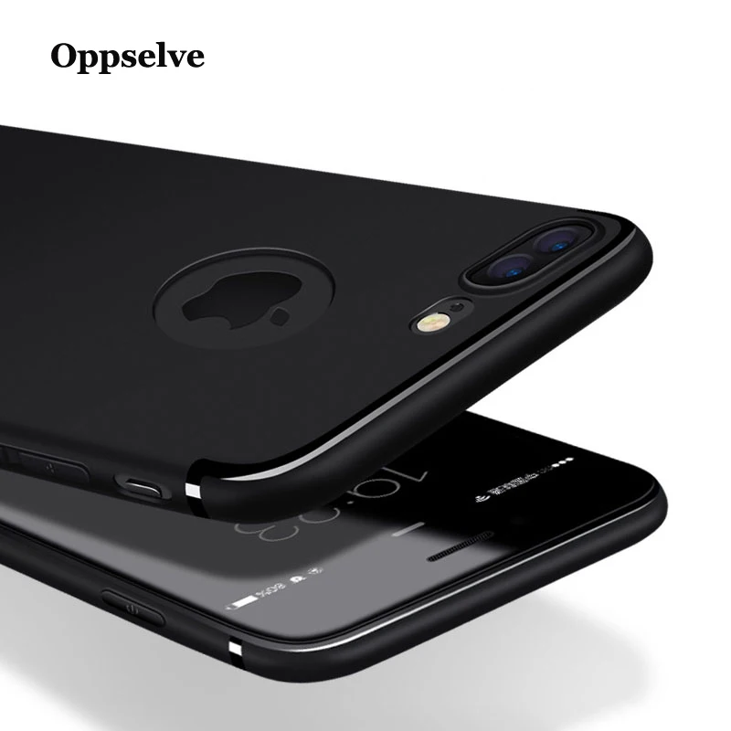 

Matte Soft Slim TPU Back Full Protective Cover Case For 8 7 Plus Solid Color For Apple iPhone 8 7 6 6s Plus Capinha Coque Fundas