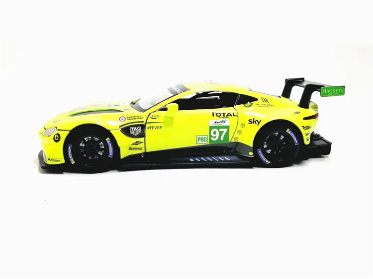 1:32 шкала Aston Martin Vantage GTE Le Mans литая металлическая игрушка модель вытяжной звуковой светильник гоночный автомобиль образовательная коллекция