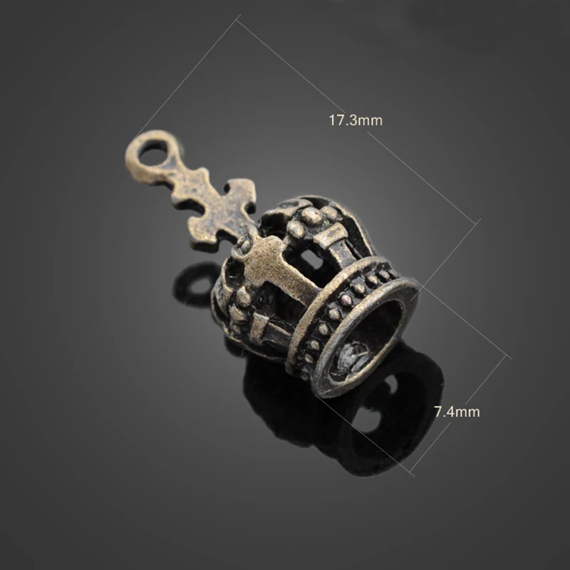 

20pcs Hot Sale High quality Hollow Crown pendant For Necklace charms Alloy Plated Charm Metal DIY Bracelet Charms New 17.3*7.4mm