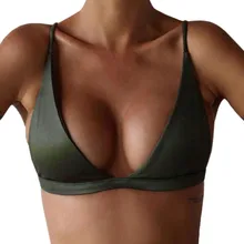 Женский пуш-ап Мягкий Бикини Топ Купальник бандо купальник пляжная одежда сексуальные модные повседневные танкини женское бикини mujer#070