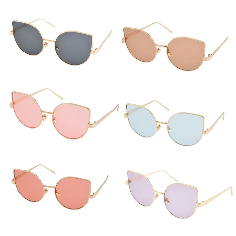 

Vintage Oversized Cat Eye Sunglasses Women Large Black Shades Sexy Gradient Glasses Luxury Brand Sunglasses Gold T decoration