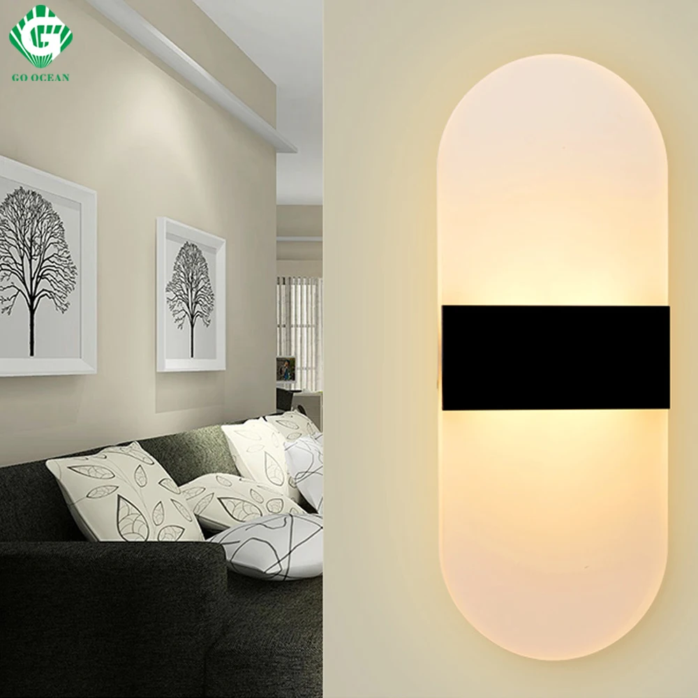 иди океана бра зеркало легких 3W 6w кварто металлической стены подсвечники