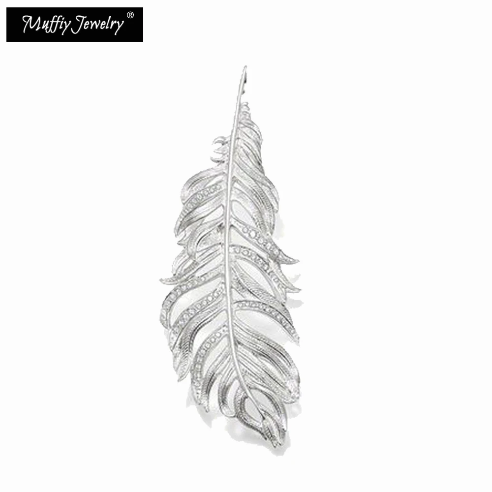 

White Feather Pendant,Thomas Style Soul Fashion Good Jewerly For Women,2017 Ts Gift In 925 Sterling Silver,Super Deals