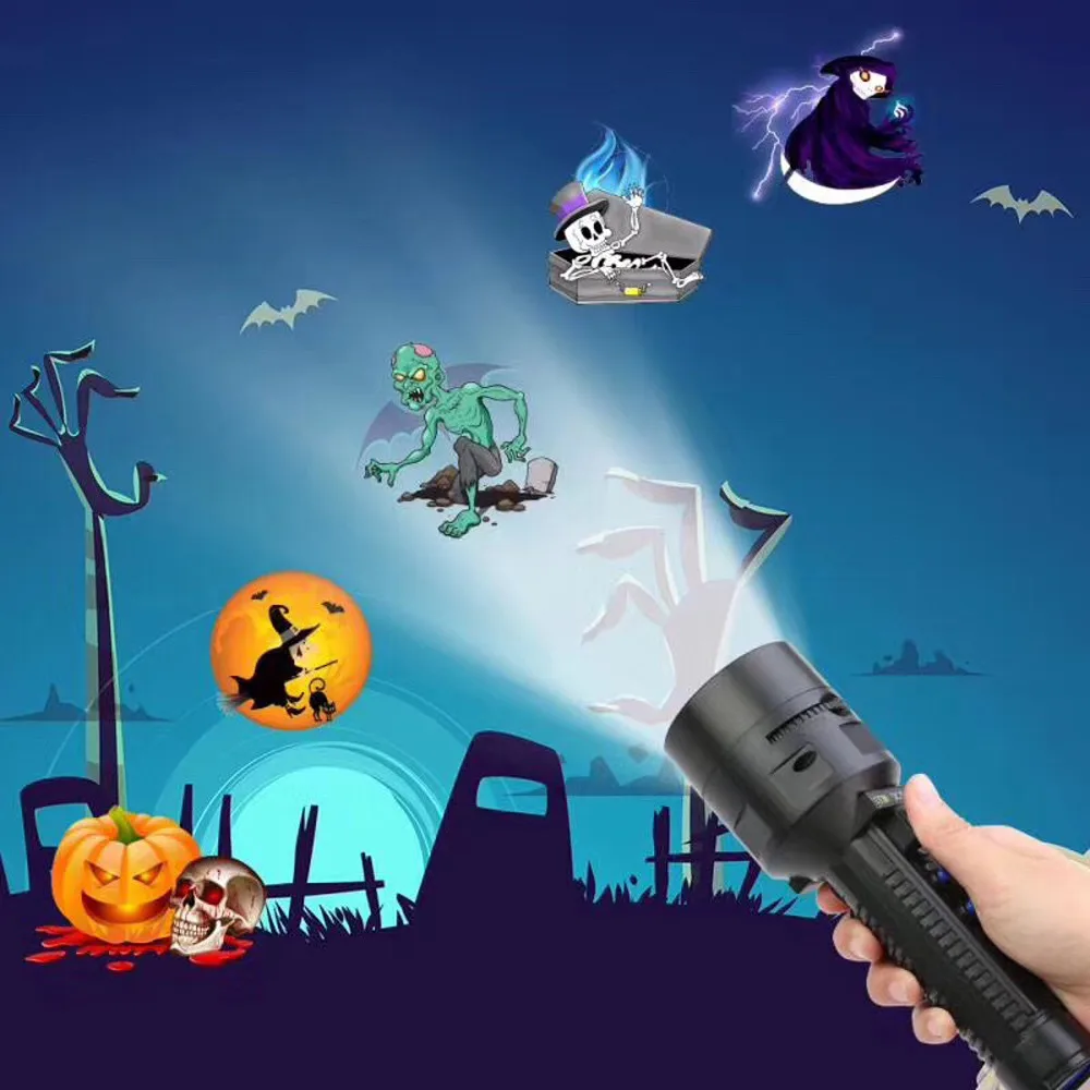 2018 NEW Outdoor Flashlight Projector LED Light Landscape Xmas