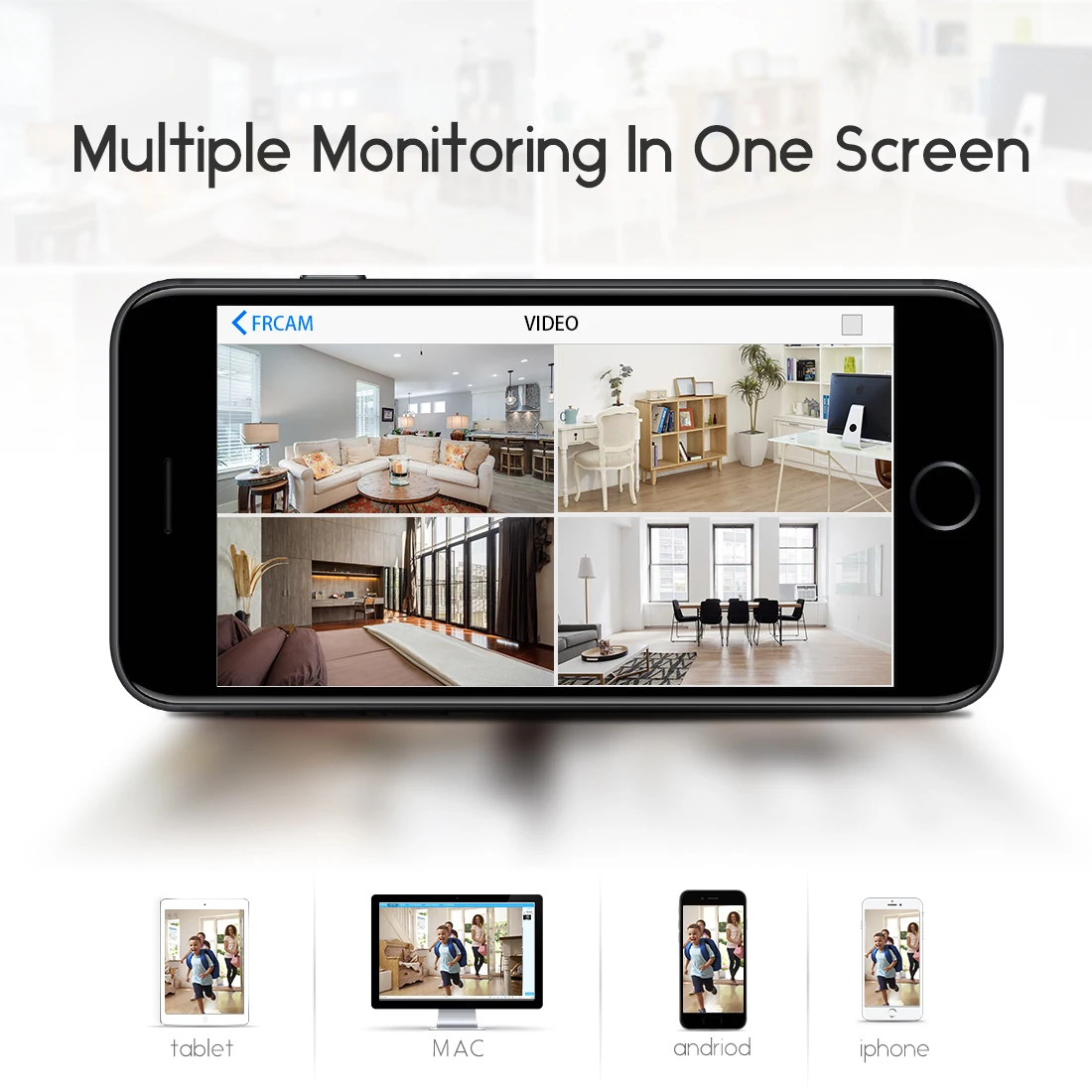 FREDI IP камера 2.0MP 1080P HD Беспроводная мини wifi P2P инфракрасная ночного видения