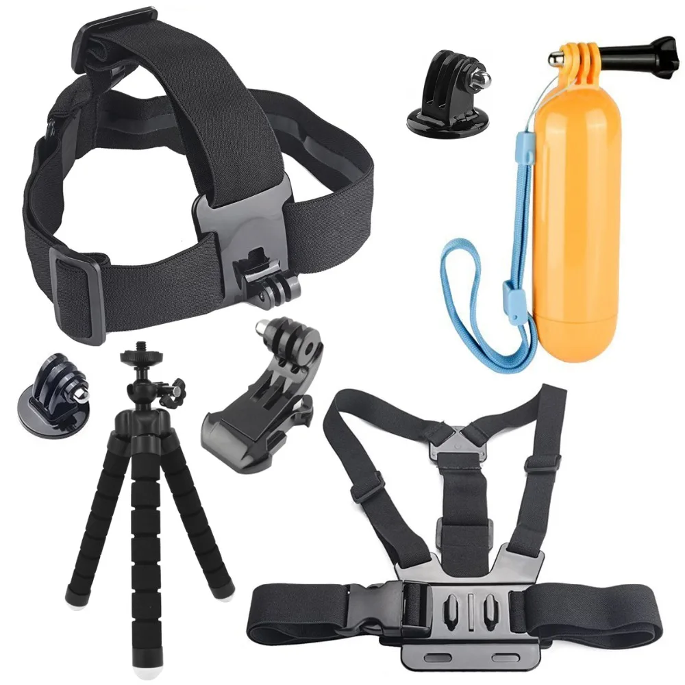 Buy Action Cam Accessories Tripod Chest Head Strap Floating Bobber Mount for