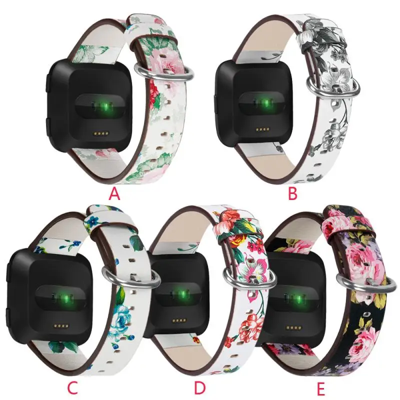 

Hiperdeal Luxury Printing Leather Strap Replacement Watch Band For Fitbit Versa 2018 New Dropshipping Jun 25